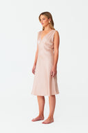 Ethereal Blush Pink Silk Nightdress