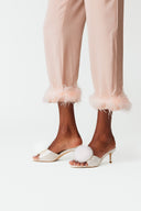 Ezra Blush Pink Silk Lounge Pyjama Set