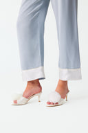 Dilia Celeste Blue Classic Silk Pyjama Set