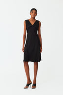Ethereal Classic Black Silk Nightdress