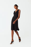 Ethereal Classic Black Silk Nightdress