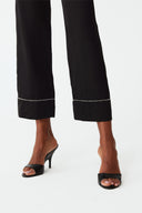 Moonlit Classic Black Lace Silk Pyjama Set