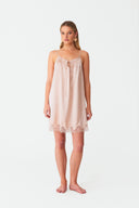Soft Hour Blush Pink Silk Chemise