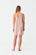 Soft Hour Blush Pink Silk Chemise