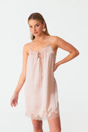 Soft Hour Blush Pink Silk Chemise