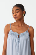 Soft Hour Celeste Blue Silk Chemise