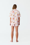 Dilia Sugar Rush Print Silk Short Pyjama Set