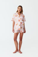 Dilia Sugar Rush Print Silk Short Pyjama Set